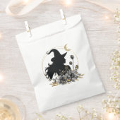 Sachets En Papier Sorcière d'Halloween contemporaine moderne (Coupé)