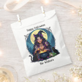 Sachets En Papier Sorcière personnalisée et Halloween Cauldron (Coupé)