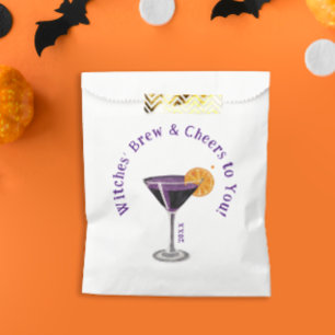 Sachets En Papier Sorcières cool Nuit Sortie Purple Boisson Cocktail