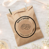 Sachets En Papier Sorti du four (Coupé)