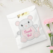 Sachets En Papier Souris Anniversaire rose (Scellé)