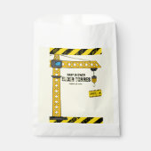 Sachets En Papier Sous Construction Tower Cranes Baby shower (Devant)