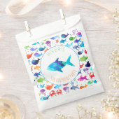 Sachets En Papier Sous la mer Rainbow Fish Birthday Baby shower (Coupé)