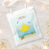 Sachets En Papier Sous-marin jaune profond (Coupé)