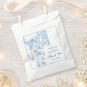 Sachets En Papier Southport Newagen Seaside Inn Blue Mariage