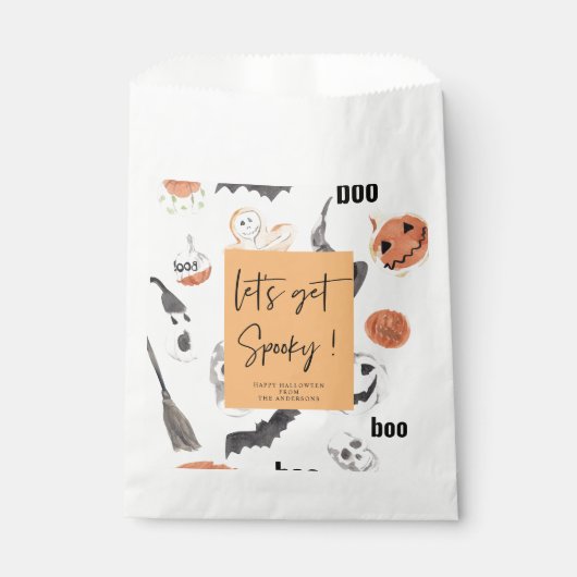 Sachets En Papier Soyons Éffrayants | Parti Halloween | (Devant)