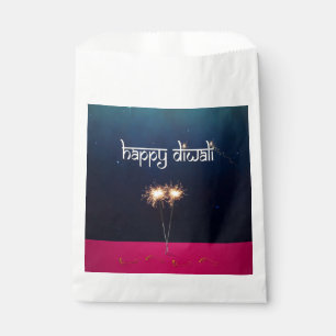 Sachets En Papier Sparkling Happy Diwali - Favoriser le sac