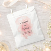 Sachets En Papier Splash of rose Elegant Wedding Favor Sac (Coupé)