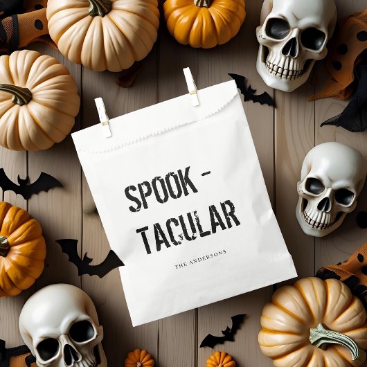 Sachets En Papier Spooktaculaire | Bonne Halloween