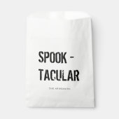 Sachets En Papier Spooktaculaire | Bonne Halloween (Devant)