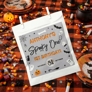 Sachets En Papier Spooky One ! Fête d'anniversaire d'1 an Halloween