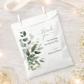 Sachets En Papier SPRING BEAUTY BOTANICAL VERT Mariage (Coupé)