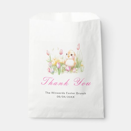 Sachets En Papier Spring Chick Easter Brunch (Devant)
