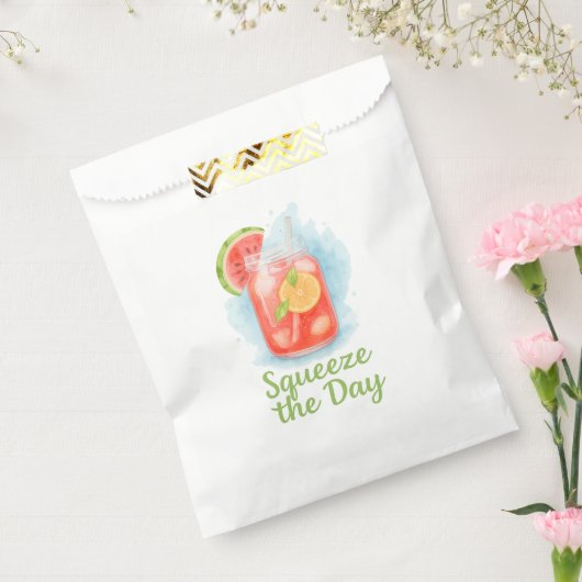 Sachets En Papier Squeeze the Day - Summer Fruit Party Favoriser le  (Scellé)