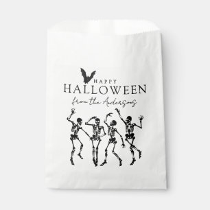 Sachets En Papier Squelettes de danse modernes Joyeux Halloween