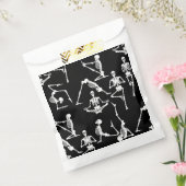 Sachets En Papier squelettes de yoga halloween noir (Scellé)