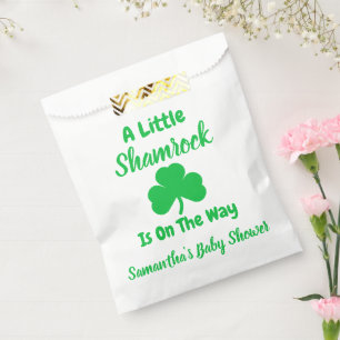 Sachets En Papier St Patrick's Day, petit Shamrock