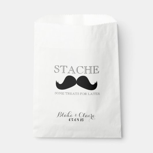 Sachets En Papier Stache quelques traitements pour plus tard (Devant)