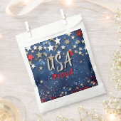 Sachets En Papier Star Spanged USA Fière (Coupé)