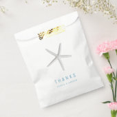 Sachets En Papier Starfish merci avec monogramme de mariage rustique (Scellé)