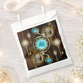 Sachets En Papier Steampunk Rusty Background (Coupé)