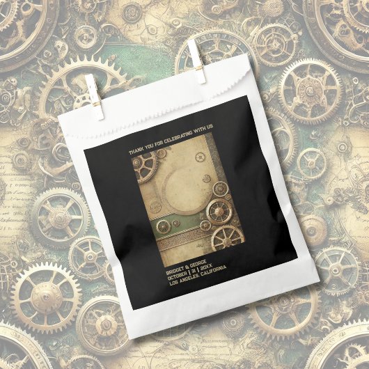 Sachets En Papier Steampunk Victorian Gearwork Mariage merci