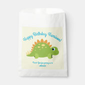Sachets En Papier Stegosaurus Dinosaur fête d'anniversaire (Devant)