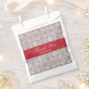 Sachets En Papier Style géométrique Étincelles Mariage métallique en