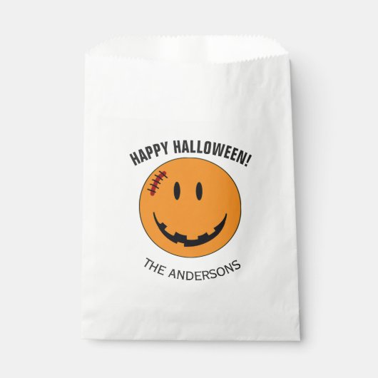 Sachets En Papier Style Halloween en face ID224 (Devant)