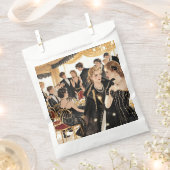 Sachets En Papier Style Moulin rouge, noir et or, Luxe riche (Coupé)