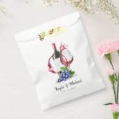 Sachets En Papier Style Vin Rouge Occassion Fête Favoriser Sac (Scellé)