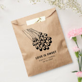 Sachets En Papier Stylisé Peacock Feather Mariage moderne (Scellé)