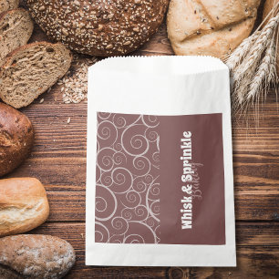 Sachets En Papier Sucre Boulangerie Boutique Gâteaux Sur Mesure Choc