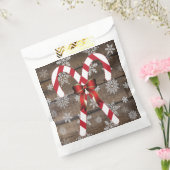 Sachets En Papier Sucre de canne Bow Snowflakes (Scellé)