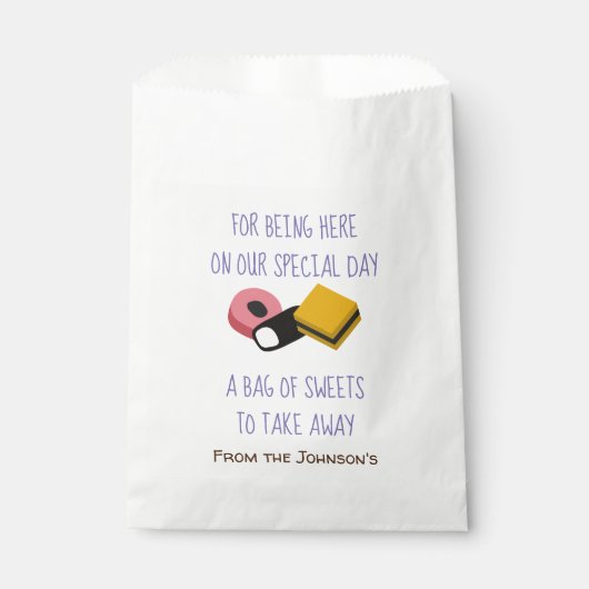 Sachets En Papier Sucres (Devant)