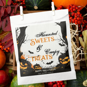 Sachets En Papier Sucres et friandises Déplaisantes Hauny Halloween