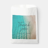 Sachets En Papier Summer Beach Destination Merci Mariage (Devant)