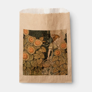 Sachets En Papier Sunflower Art Nouveau Jardin Grasset Femme
