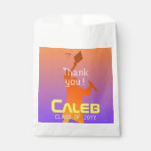 Sachets En Papier Sunset Vibrant Moderne Tech Graduation (Devant)