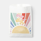 Sachets En Papier Sunshine Baby shower Boho Retro Rainbow Sunshine (Devant)