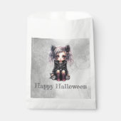 Sachets En Papier Super mignonne gothique fille Happy Halloween (Devant)