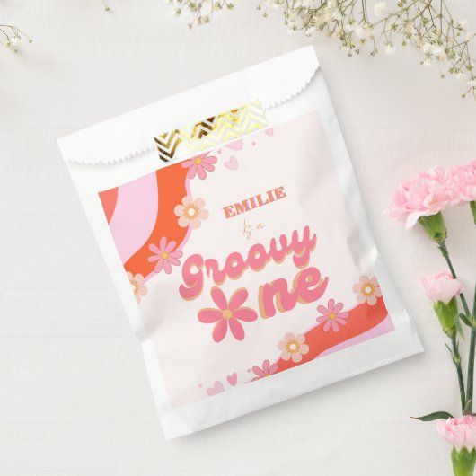 Sachets En Papier Super un 1er anniversaire fête Boho Retro Daisy (Scellé)