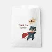 Sachets En Papier Superhero Cute Animals Anniversaire de enfant (Devant)