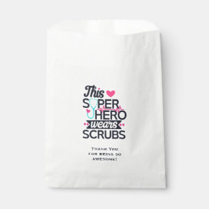Sachets En Papier Superhero, une infirmière géniale qui dit la typ