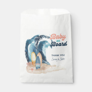Sachets En Papier Surf Bébé de plage à bord du Baby shower