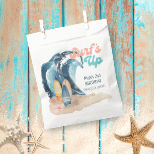 Sachets En Papier Surf   Tropical Beach Surfing Anniversaire