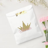 Sachets En Papier Swan Princess Gold Parties scintillant Couronne An (Scellé)