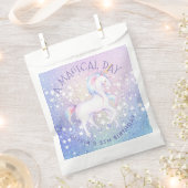 Sachets En Papier Swebow Unicorn Glittery Anniversaire Nom de la fêt (Coupé)