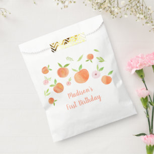 Sachets En Papier Sweet As A Peach Anniversaire