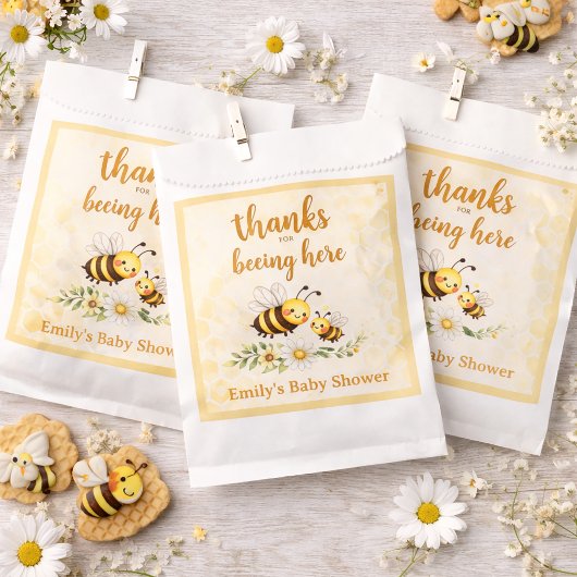 Sachets En Papier Sweet as can Bee Baby Shower